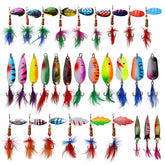 Overview of Rooster Bait Tails Spinner Lures Kit (30pc)