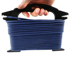 Rope organizer in use keeping cords neat