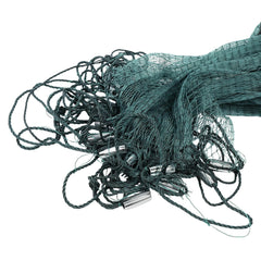 Handmade double-knotted seams add durability to the Ropoana net