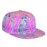 ROSIHODE rainbow tie-dye cap for bold daily style