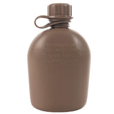 Rothco 3-Piece 1-Quart Canteen with closed cap for reliable outdoor hydration.