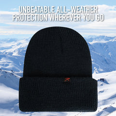 Side profile of Rothco 58383 Wool Watch Cap
