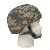 Rothco A.C.U. Digital MICH helmet cover front view, adds camouflage with durable ripstop fabric.