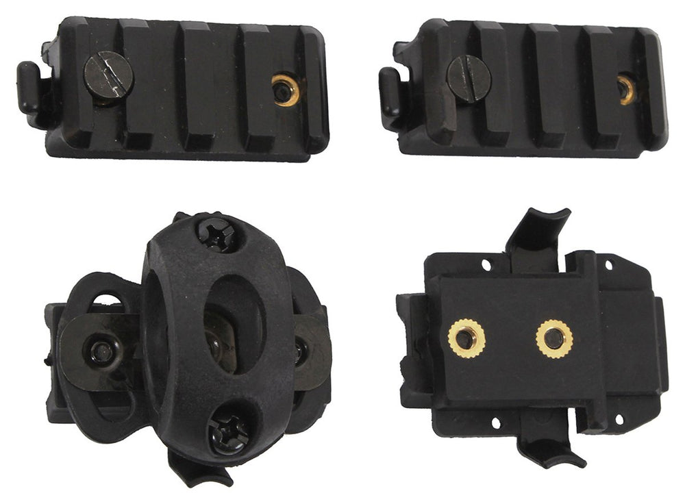 Rothco Airstoft base jump helmet accessories with picatinny adapters for versatile mounting options.