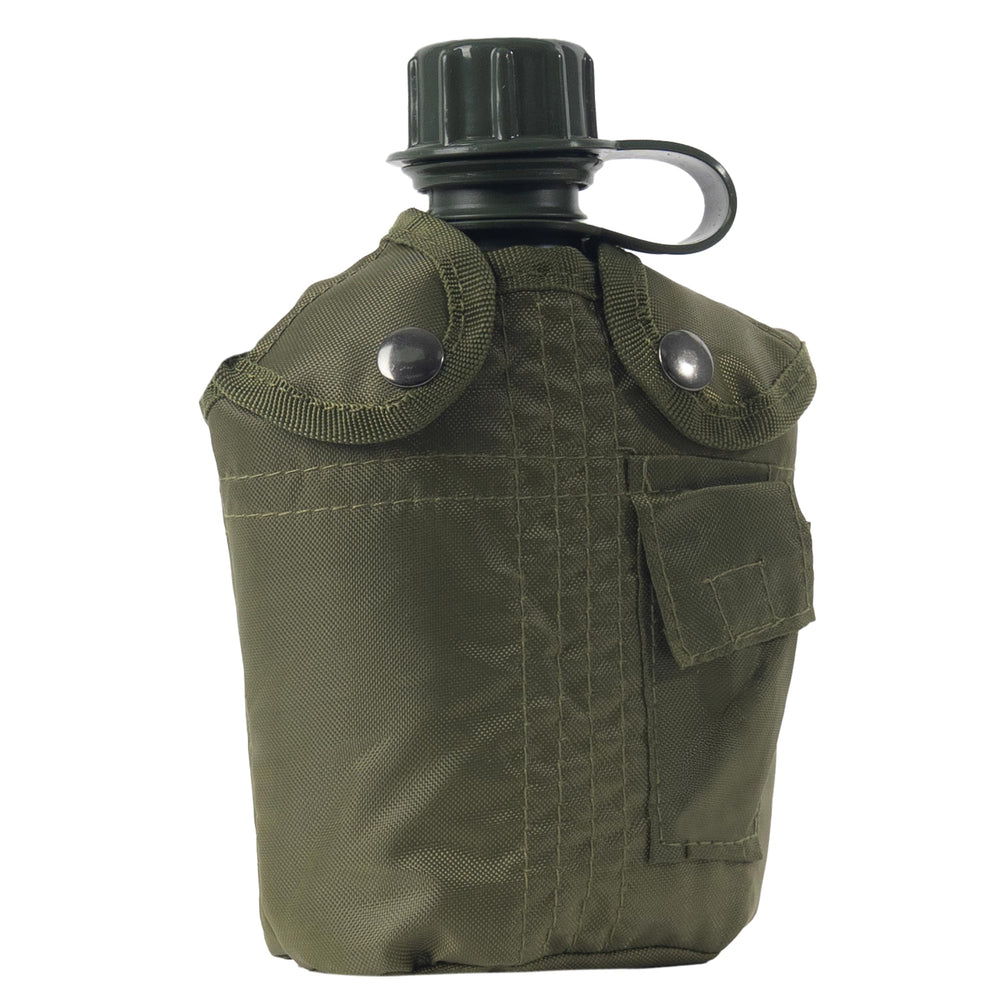 Rothco 1qt BPA-free canteen ready for rugged outdoor use.