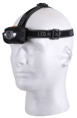 Rothco compact headlamp with elastic strap for hands-free use.