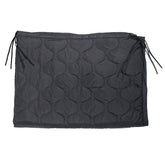 Rothco Gi Type RS poncho liner in black adds warmth for outdoor use with secure ties.