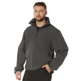 Rothco Special Ops Soft Shell Jacket front view shows weather-ready design for variable conditions