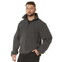 Rothco Special Ops Soft Shell Jacket front view shows weather-ready design for variable conditions