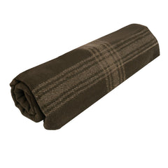 Rothco striped outdoor wool blanket used as emergency cover offering versatile protection.