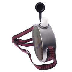 Rothco mini desert canteen strap adjustment for hands-free carrying on hikes