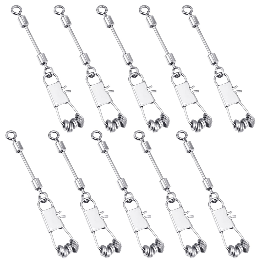 RoundFunny 2mm fly fishing tippet rings with clip set, 100 pieces