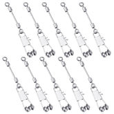 RoundFunny 2mm fly fishing tippet rings with clip set, 100 pieces