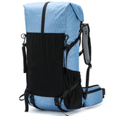 ROYAL MOUNTAIN hiking backpack main compartment shows ample storage for clothes and gear.
