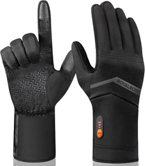Royalrose heated gloves liners provide winter warmth for skiing and outdoor work.