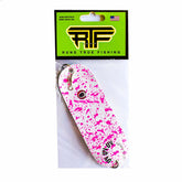 Runs True RTF Dakota Dodger 4.5 pink-spackle-uv enhances visibility for Kokanee and Trout