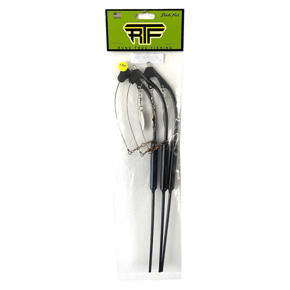Runs True Dakota Flash Bouncer 1.5oz in rugged plastic for durable bottom rigs.
