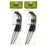 Runs True Dakota Flash Bouncer 6-pack with rugged plastic body for durable fishing rigs.