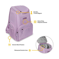 RTIC 15-can Backpack Cooler in use at the beach or park