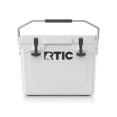 RTIC 20QT Ultra-Tough cooler side view showing rugged outdoor durability for travel