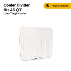 RTIC divider fit ensures perfect alignment for 45 qt non-wheeled cooler.