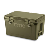 RTIC 45QT Ultra-Tough Cooler front view, rugged exterior for heavy outdoor use.