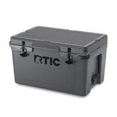 RTIC 45QT Ultra-Tough cooler with open lid highlights rugged durability for extreme trips