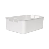 RTIC dry goods basket inside the 52qt cooler keeps items organized for easy access.