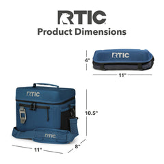 RTIC Everyday Cooler open with bottle opener ready for quick drinks