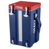 RTIC Halftime water cooler front view, 6-gallon capacity for events.