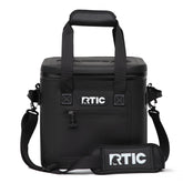 RTIC Soft Cooler 12 Can lunch-bag setup shows portable cooling for meals on the go