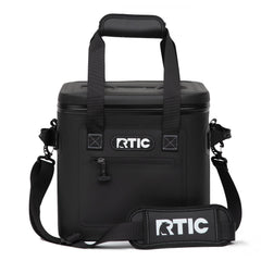 RTIC Soft Cooler 12 Can lunch-bag setup shows portable cooling for meals on the go