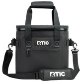 RTIC Soft Cooler 20-Can front view for easy access during trips.