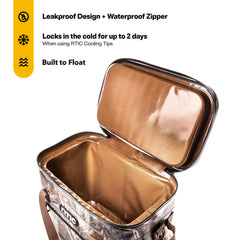 RTIC Soft Cooler 50 Can lightweight, durable nylon exterior for easy transport.