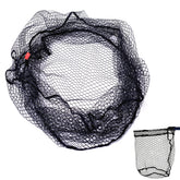 36-inch depth rubber-coated landing net replacement with 32.2-inch diameter
