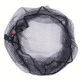 Rubber-coated replacement fishing net for landing net - 34.6\" dia, 36\" depth, 109\" circ