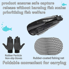 Rubber granule non-slip gloves for fishing