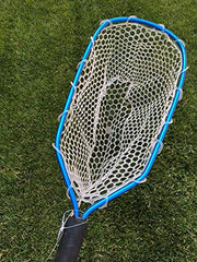 Lightweight Rudder Landing Net with EVA Handle and Durable Metal Clip