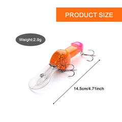 RUIFUU lures side view showing 3D design