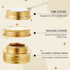 Ruitutedianzi compact camping stove fits in small backpacks