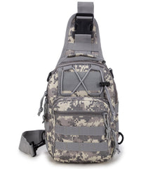 Rullar sling bag front view; compact travel companion for everyday adventures.