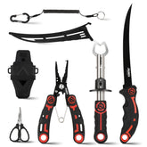 RUNCL 4pc Fishing Tool Kit pliers