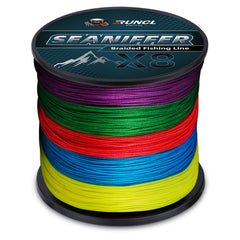 RUNCL X8 braided line demonstrates strong knot capability for bigger catches