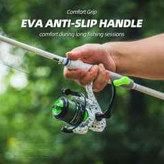 RUNCL Rod Master 2-piece design enhances portability for trips and travel storage.