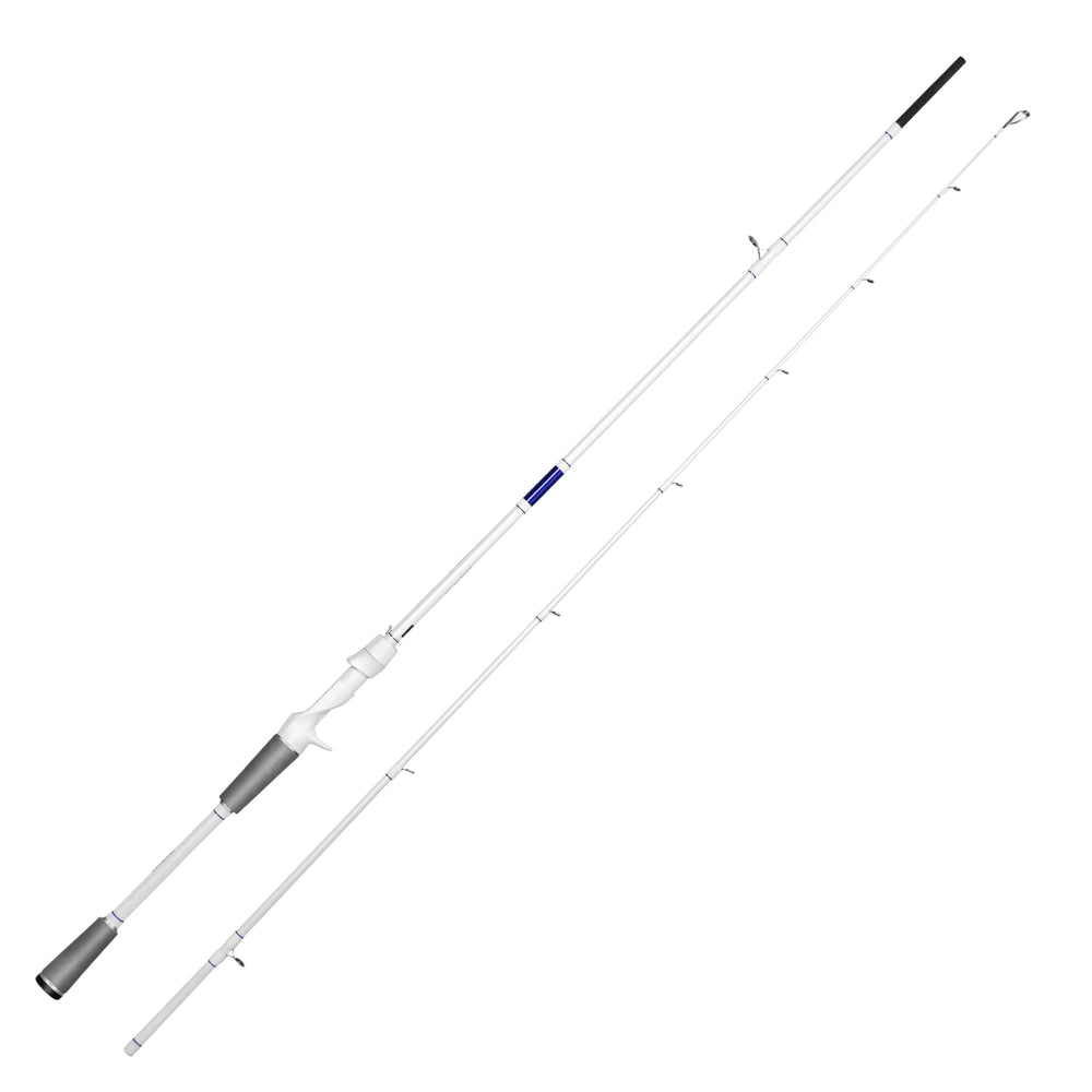 RUNCL Rod Master casting rod blue-white matte showcases bold design for confident casting distance.