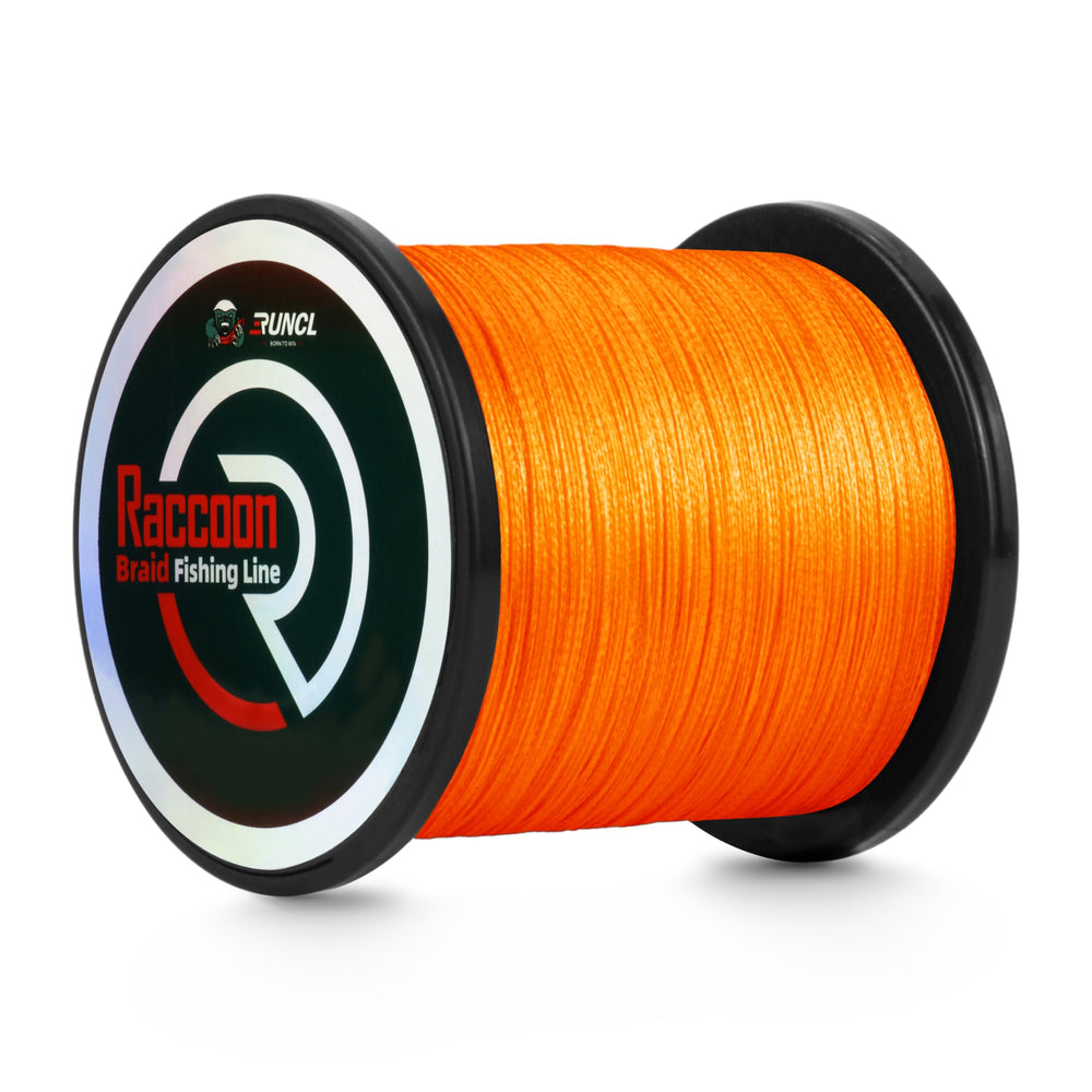 RUNCL braided line packaging shows reel-ready braid for quick choice.
