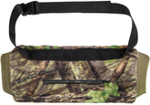RunNico camo hand muff closed-front view showing warmth and concealment benefits.