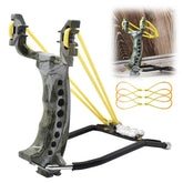 Runzkzy wrist rocket slingshot camouflage finish for durable outdoor practice.