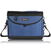 Ruthfot collapsible hardtop cooler bag closed view for secure drink storage.