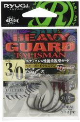 Ryugi HHT113 Heavy Guard Talisman 3/0 closeup shows dual-wire guard reducing snag risk